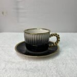 Luxury Gradient Ceramic Tea Cup Set