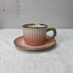 Luxury Gradient Ceramic Tea Cup Set