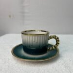 Luxury Gradient Ceramic Tea Cup Set