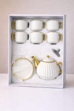 Luxury White Ceramic Tea Set
