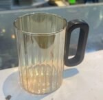 Luxury Ribbed Glass Coffee Mugs