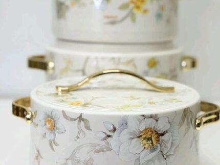 Luxury Floral Hot Pot Set