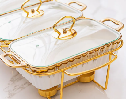 3-section serving dish