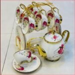 Luxury Floral Ceramic Tea Set