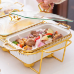 3-section serving dish