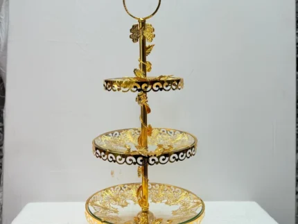 Luxury 3 Tier Floral Cake Stand