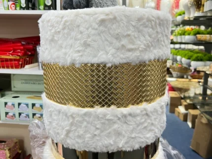 Luxury White Stole