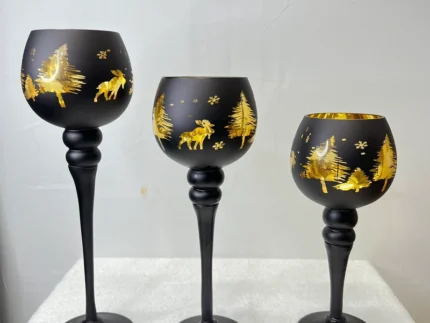 Luxury Set of 3 Candle Holders