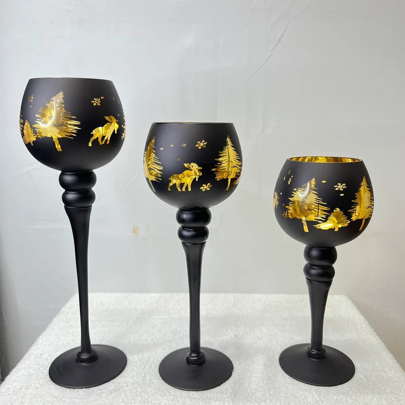 1769028562 Luxury Set of 3 Candle Holders