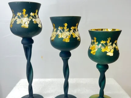 Luxury Set of 3 Candle Holders