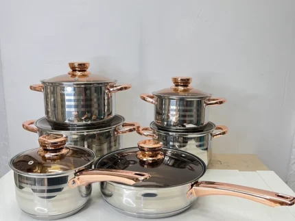 Luxury Stainless Steel Cooking Pot Set