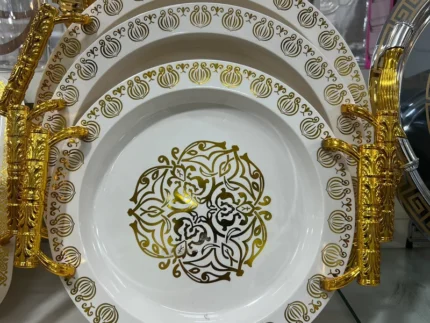 Luxury Round Serving Tray