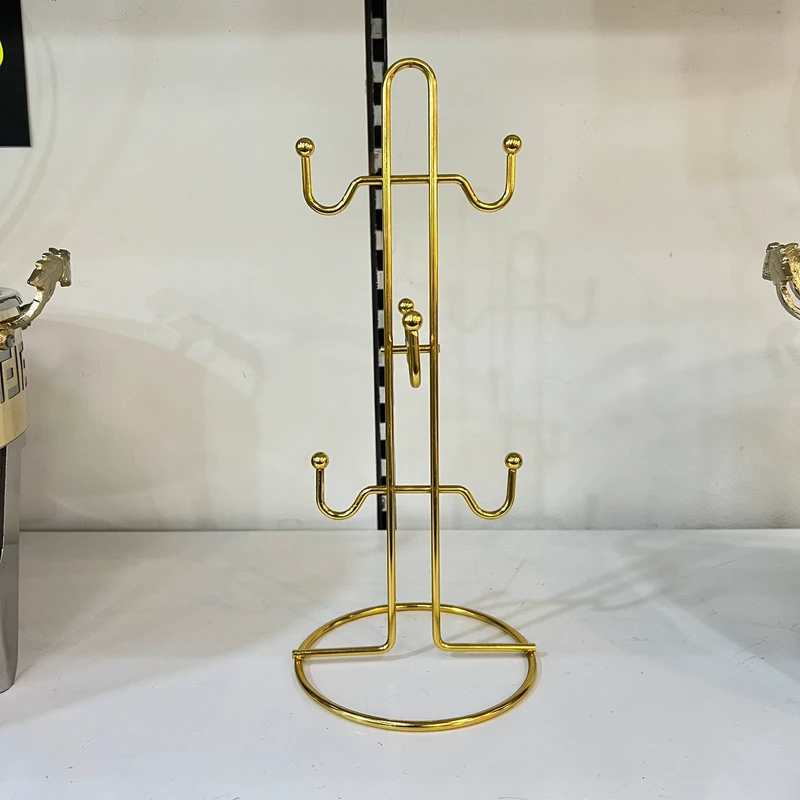 32 Luxury Stainless Steel Gold Cup Stand