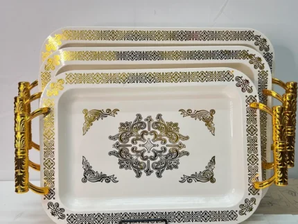 Luxury 3 Pieces Tray Set