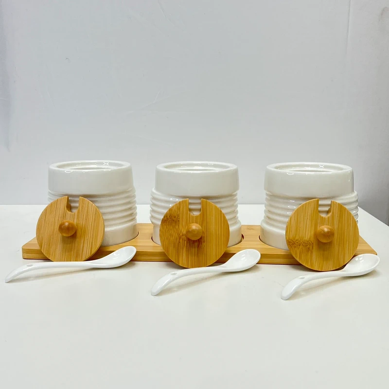 35 Luxury White Spice Jar Set