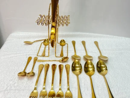 Luxury 24 Pieces Stainless Steel