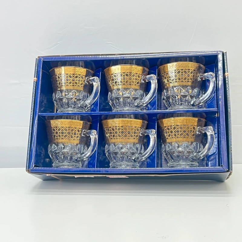 39 Luxury Gold Glass Cups