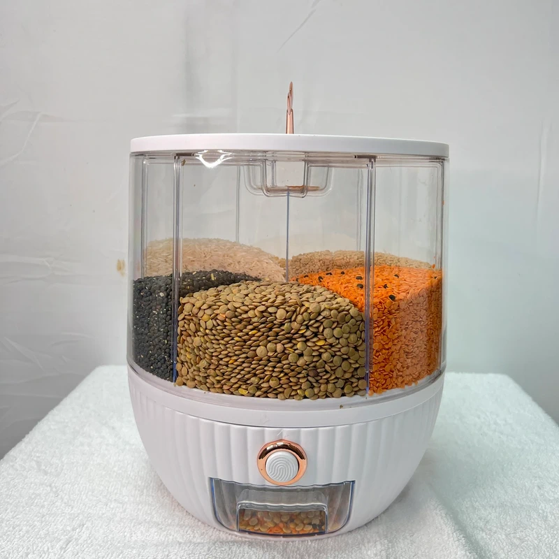 7 Luxury rotating food storage container
