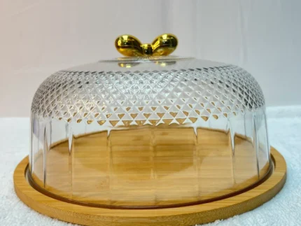 Luxury Bamboo Cake Dish