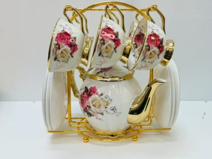 Luxury Floral Tea Pot Set