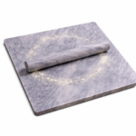 marble pastry board set