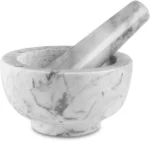 marble mortar and pestle