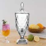 glass juice dispenser with faucet