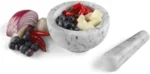 marble mortar and pestle