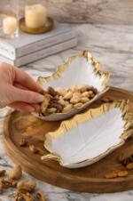 Leaf Shape Serving Plates