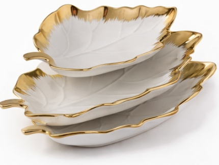 Leaf Shape Serving Plates
