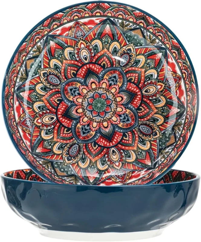 Luxury Ceramic Bowl Set - Luxury Ceramic Bowl Set of 2 – Elegant Serving & Dining Set (view 3)