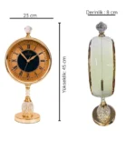Luxury Mirrored Table Clock
