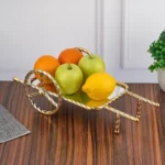 Gold Cart Plate Dish