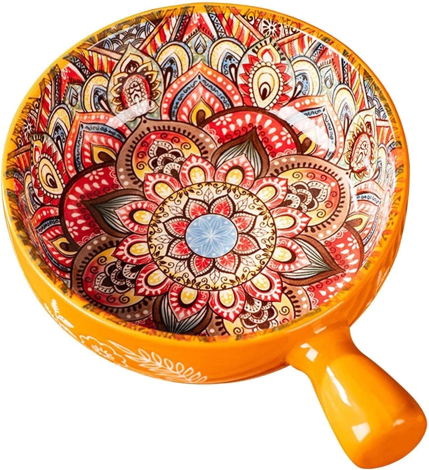 s-l960 (1) Ceramic Soup Bowl 600ML
