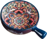 Ceramic Soup Bowl with Handle