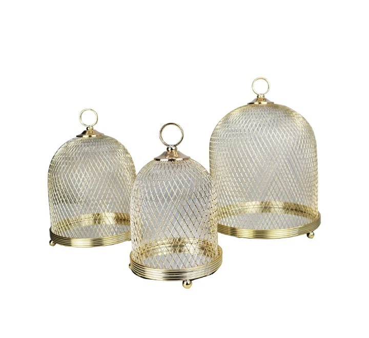 s-l960 Metal Glass Candle Holder Set