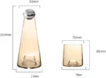 Luxury 7pcs Glass Jug Set