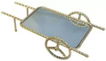 Gold Cart Plate Dish