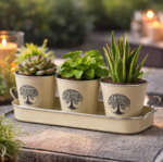 Tree of Life Indoor Plant Pots