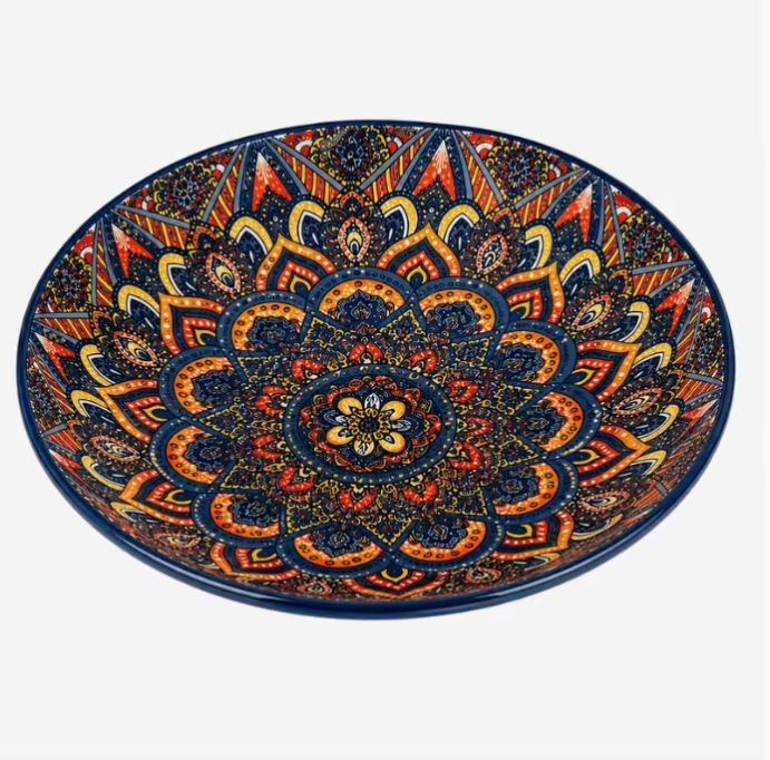 1 Luxury Mandala Ceramic Plates