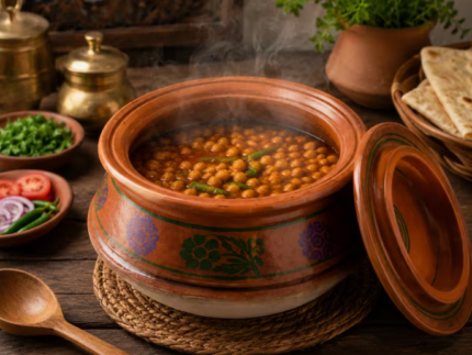 Handmade Terracotta Clay Cooking Pot