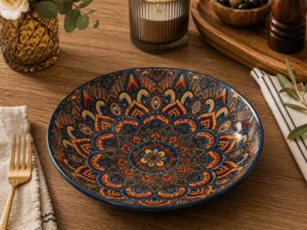 Luxury Mandala Ceramic Plates