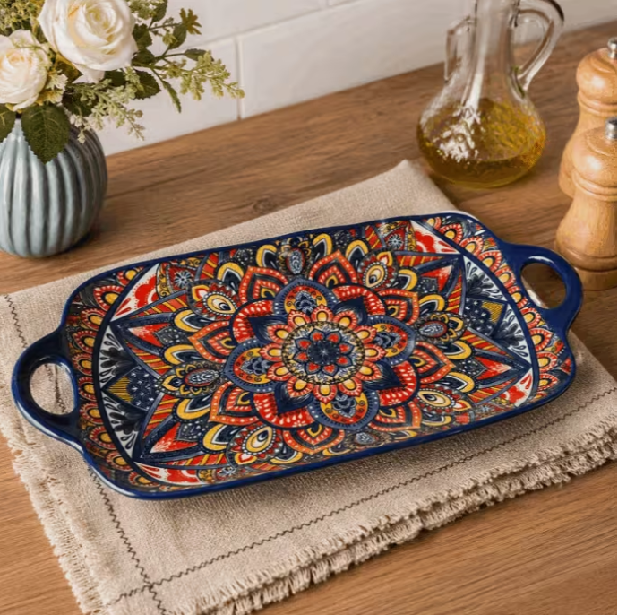 Capture Luxury Mandala Serving Dishes
