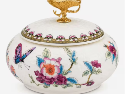 Dragonfly Porcelain Jewelry Box