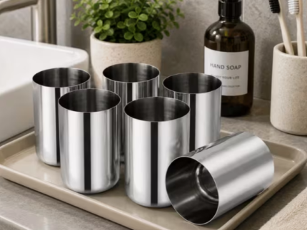 Stainless Steel Tumblers Set of 6