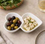 Double Compartment Serving Dishes