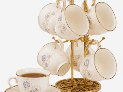 Floral Tea Cup Set