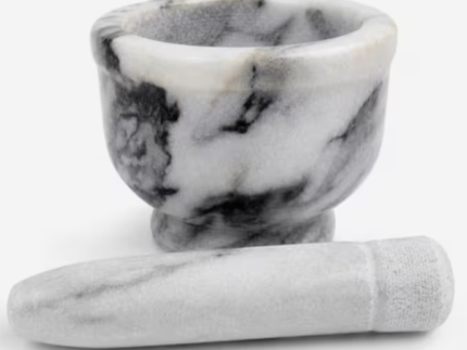 Marble Mortar and Pestle Set