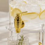 Clear Glass Drink Dispenser