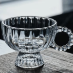 Glass Tea Cup & Saucer
